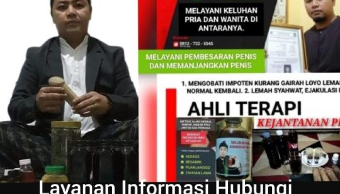Obat Kuat Perkasa di Manado & Tomohon, H. Abdul Azis Ahli Pembesar Kejantanan Pria