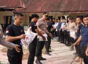 Kapolres Langkat Berikan Motivasi dan Bantuan kepada Polsek Tanjung Pura