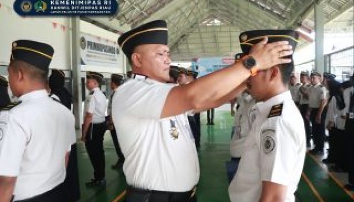 21 Pegawai Lapas Pasir Pangarayan Terima Kenaikan Pangkat, Satu Raih Penghargaan Pegawai Teladan