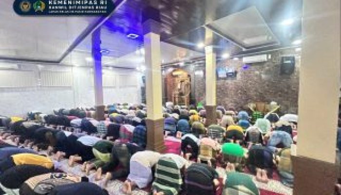 Tingkatkan Keimanan di Bulan Ramadan, Lapas Pasir Pangarayan Gelar Salat Gerhana dan Rangkaian Ibadah Malam