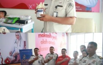 Lapas Pasir Pangarayan Gelar Donor Darah di PMI Rokan Hulu, Wujud Kepedulian dalam HBP ke-62