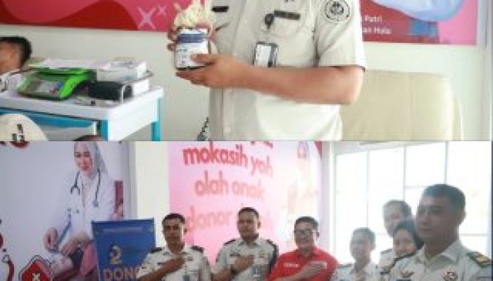 Lapas Pasir Pangarayan Gelar Donor Darah di PMI Rokan Hulu, Wujud Kepedulian dalam HBP ke-62