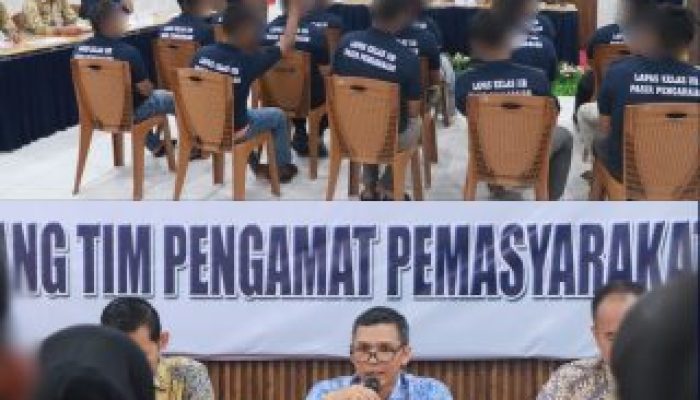 Perkuat Proses Integrasi, Lapas Pasir Pangarayan Gelar Sidang TPP bagi 15 Warga Binaan
