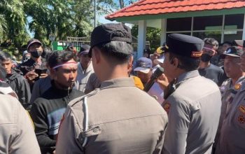 Kapolres Kaur Turun Langsung Kawal Aksi UNRAS GMMSB, Pastikan Pengamanan Humanis dan Kondusif