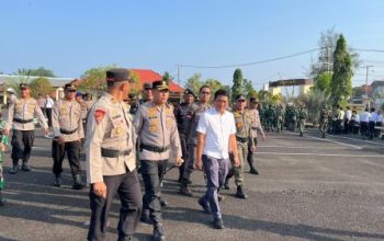 Antisipasi Karhutla Dampak El-Nino 2026, Polres Kaur Gelar Apel Pasukan dan Cek Kesiapan Peralatan