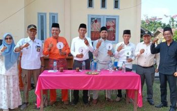 Empat Calon Kepala Desa Baran Melintang Resmi Ditetapkan, Ardath Hadiri Pencabutan Nomor Urut