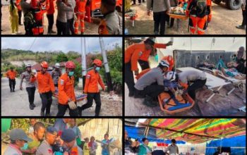 Pasukan Pelopor BKO Polda NTT Bergerak Tangani Dampak Gempa, Layani dan Bantu Warga di Lokasi Pengungsian